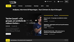 La Voix Du Vestiaire. Site d'interviews et reportages sportifs